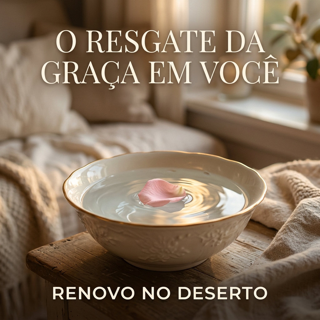 autocompaixão, identidade em cristo, graça de deus, cura interior, deserto espiritual, renovo no deserto, descanso em deus, amor próprio cristão, inteligência emocional bíblica, mulheres de fé, cansaço espiritual, depressão e fé, ansiedade cristã, devocional feminino, podcast cristão para mulheres, pastoral feminina, restauração da alma, cura emocional, jesus cura, espirito santo consolo